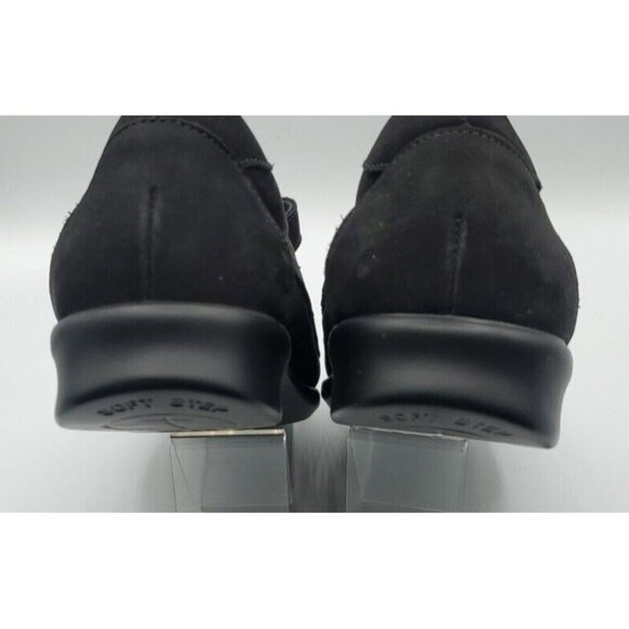 SAS Roamer Sz 8.5 NuBuck Leather Women's Comfort Walking Slip On Shoes Charcoal - Picture 11 of 13